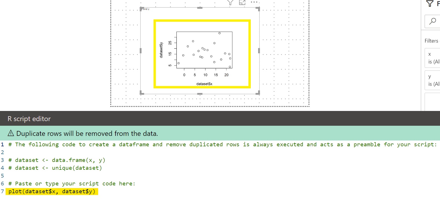 pbix plot